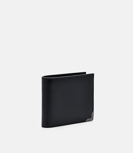 Leather Bi-Fold Flip Wallet