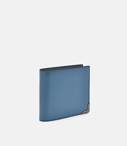 Leather Bi-Fold Flip Wallet