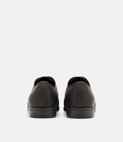 Altitude Lightweight Nylon Derby Shoes - Dark Brown