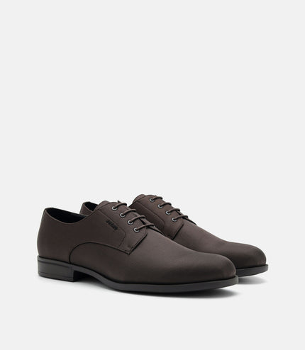 Altitude Lightweight Nylon Derby Shoes - Dark Brown