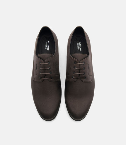 Altitude Lightweight Nylon Derby Shoes - Dark Brown