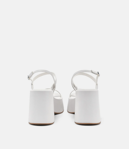 Jen Slingback Wedge Sandals - Chalk