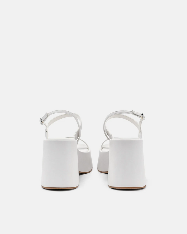 Jen Slingback Wedge Sandals - Chalk