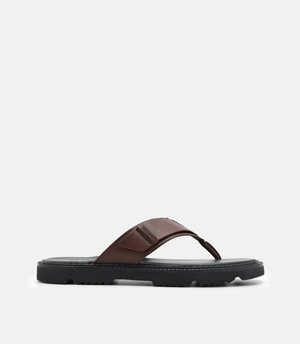 Thong Sandals - Dark Brown