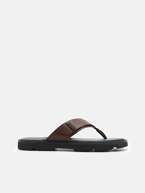 Thong Sandals - Dark Brown