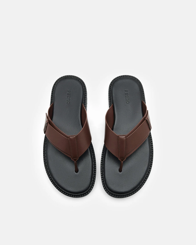 Thong Sandals - Dark Brown