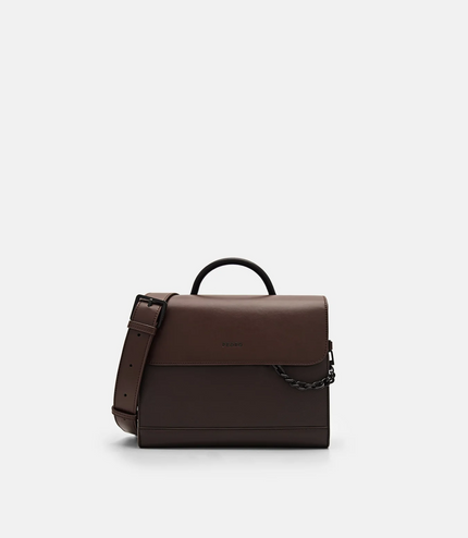 Chainlink Sling Bag - Dark Brown