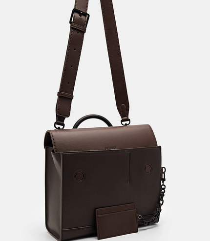 Chainlink Sling Bag - Dark Brown