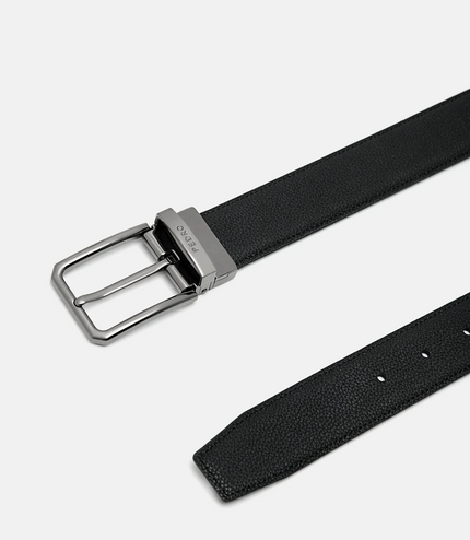 Leather Reversible Pin Belt
