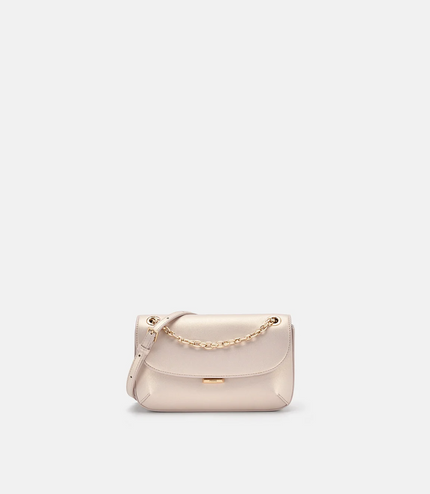 Mini Chainlink Shoulder Bag - Champagne