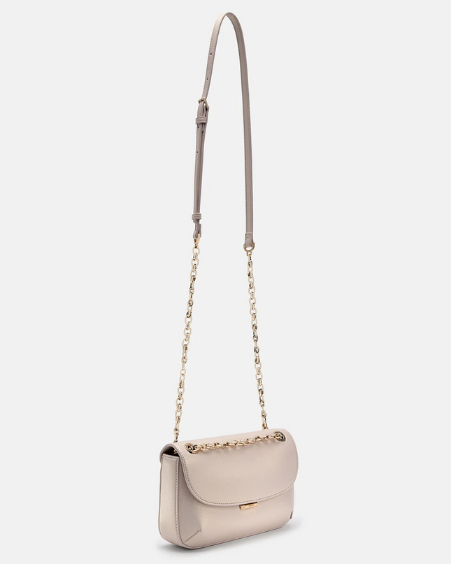 Mini Chainlink Shoulder Bag - Champagne