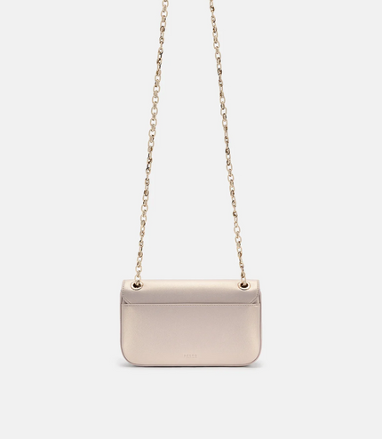 Mini Chainlink Shoulder Bag - Champagne