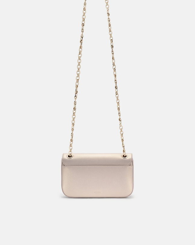 Mini Chainlink Shoulder Bag - Champagne