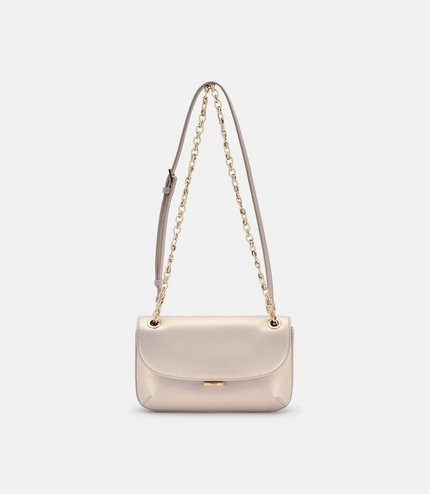 Mini Chainlink Shoulder Bag - Champagne