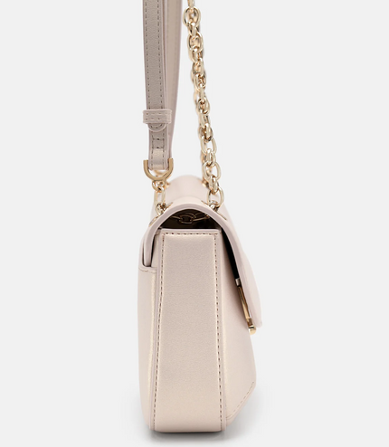 Mini Chainlink Shoulder Bag - Champagne