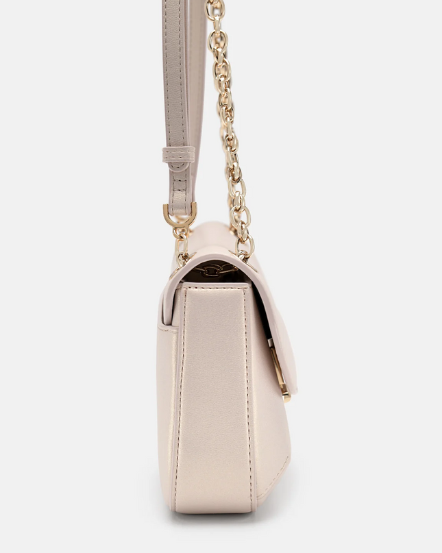 Mini Chainlink Shoulder Bag - Champagne