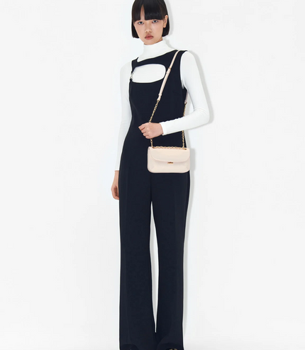 Mini Chainlink Shoulder Bag - Champagne
