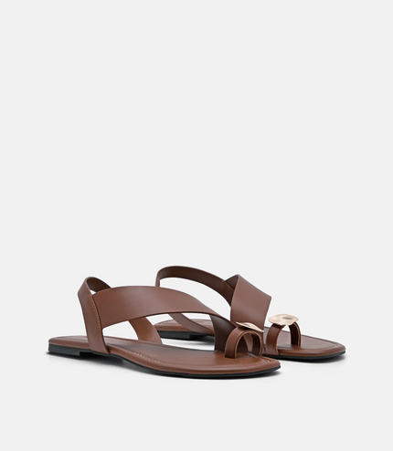 Women Sandals - Dark Brown
