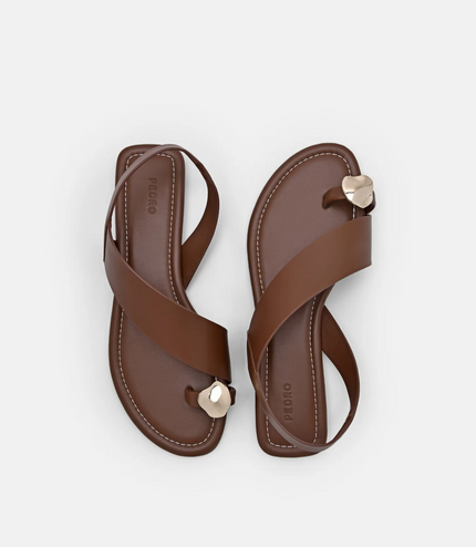 Women Sandals - Dark Brown