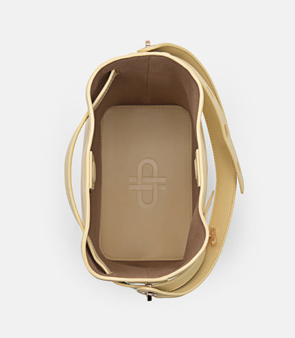 PEDRO Studio Jennie Leather Bucket Bag - Mustard