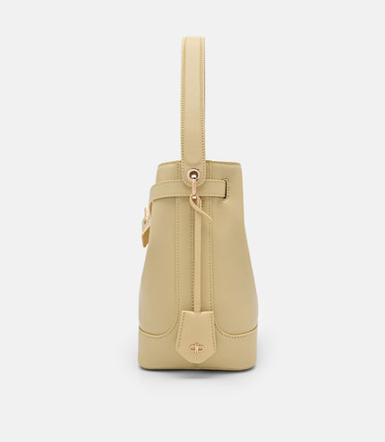 PEDRO Studio Jennie Leather Bucket Bag - Mustard