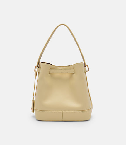 PEDRO Studio Jennie Leather Bucket Bag - Mustard