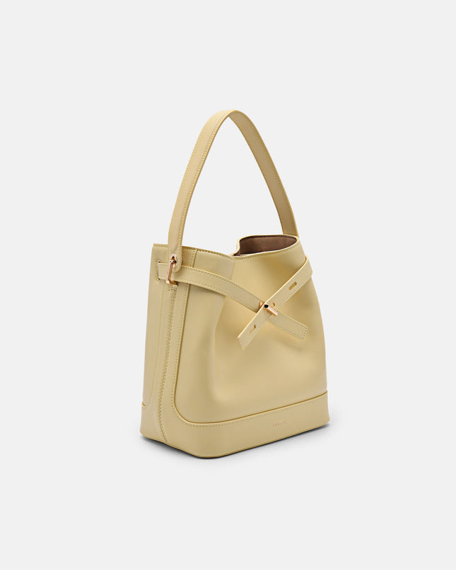 PEDRO Studio Jennie Leather Bucket Bag - Mustard
