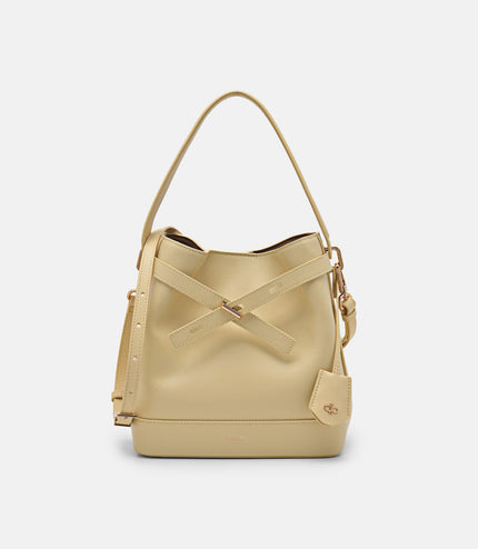 PEDRO Studio Jennie Leather Bucket Bag - Mustard