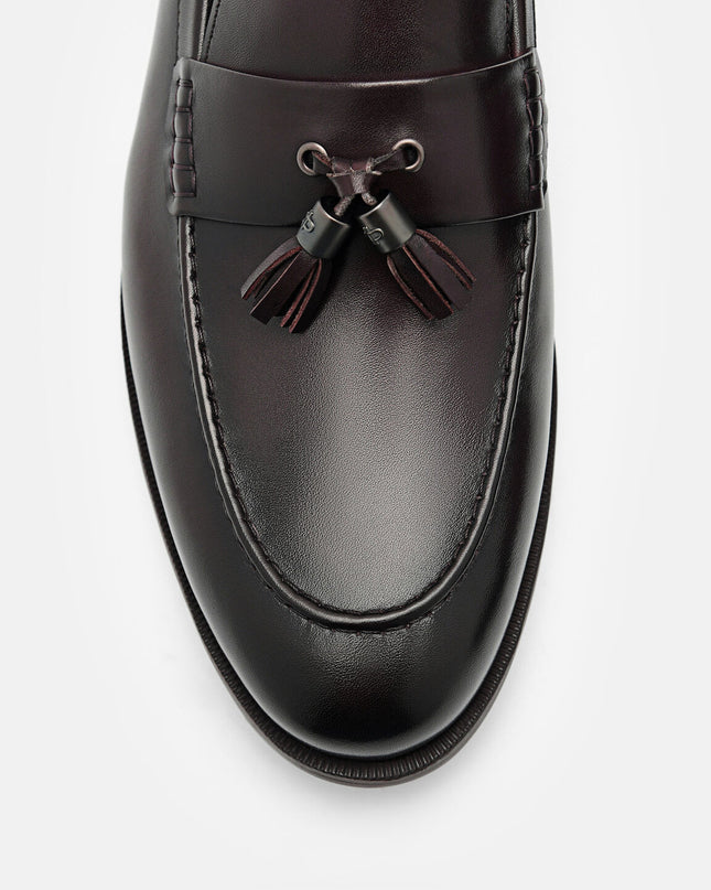 Altitude Firth Lightweight Leather Loafers - Dark Brown