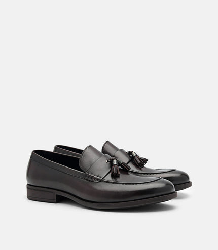 Altitude Firth Lightweight Leather Loafers - Dark Brown