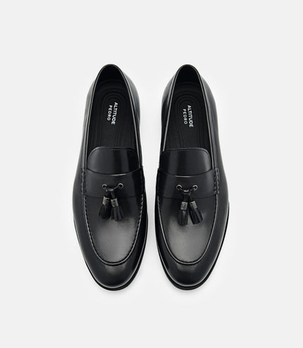Altitude Firth Lightweight Leather Loafers - Black