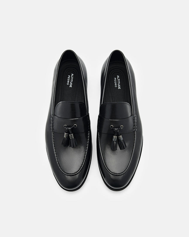 Altitude Firth Lightweight Leather Loafers - Black