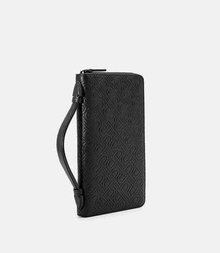 Embossed Leather Travel Organizer