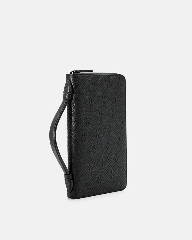 Embossed Leather Travel Organizer