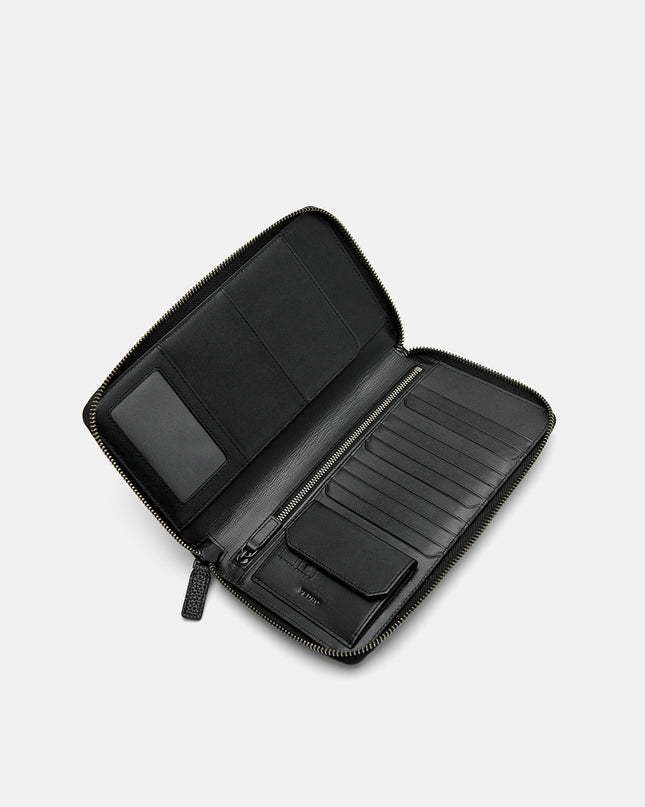 Embossed Leather Travel Organizer