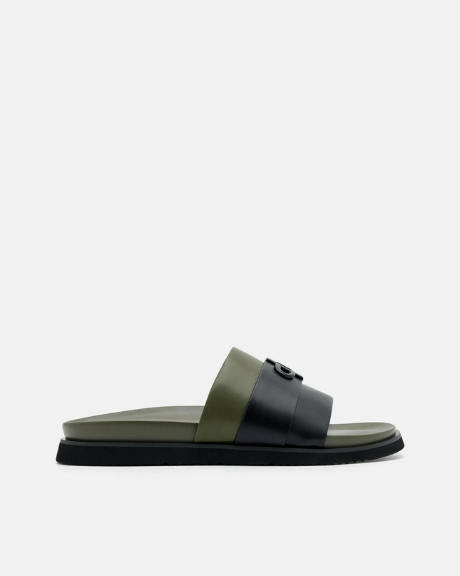 PEDRO Icon Slide Sandals - Military Green