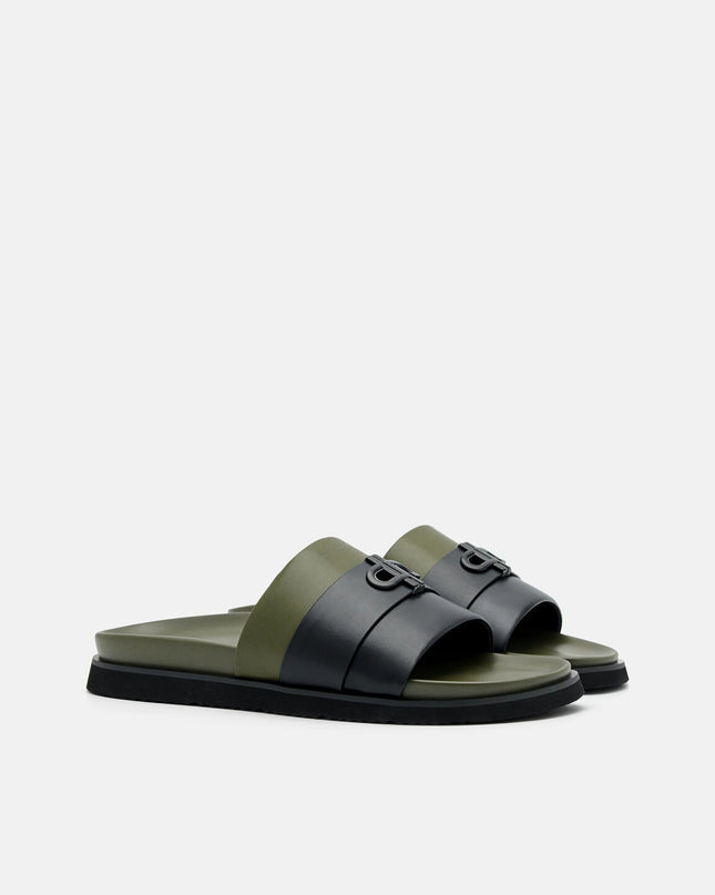 PEDRO Icon Slide Sandals - Military Green