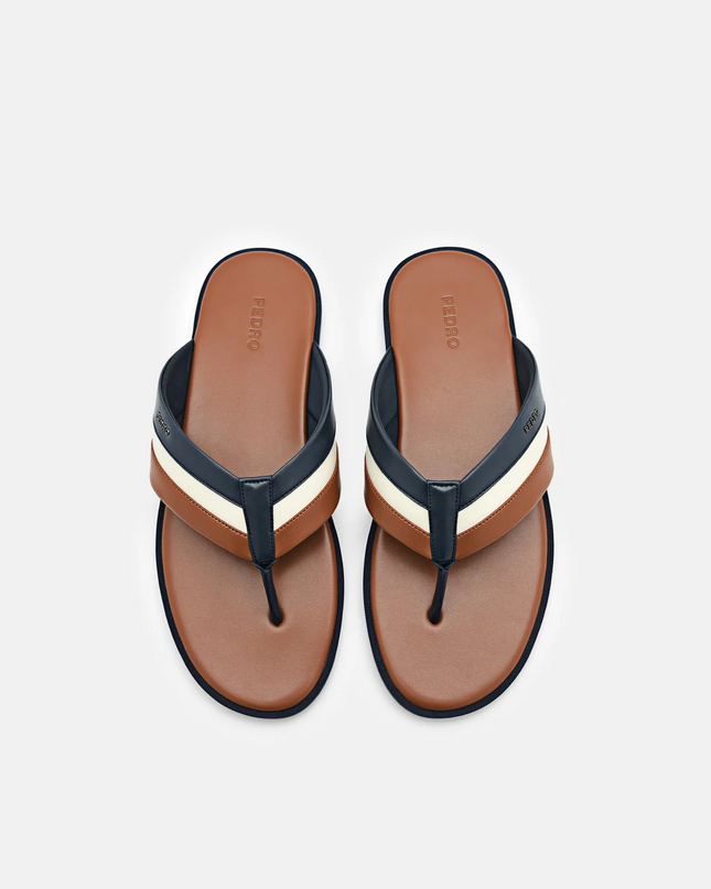 Banded Thong Sandals - Multi