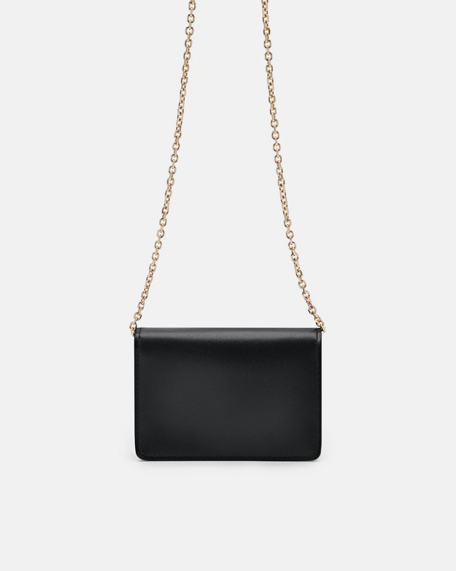 PEDRO Icon Leather Bi-Fold Card Holder - Black