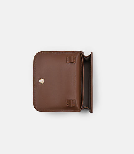 PEDRO Icon Leather Bi-Fold Card Holder - Brown