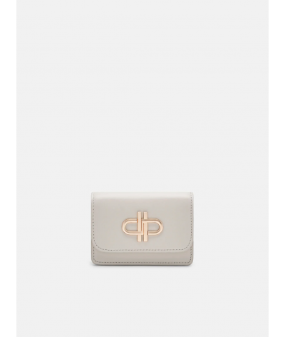 PEDRO Icon Leather Bi-Fold Card Holder - Chalk