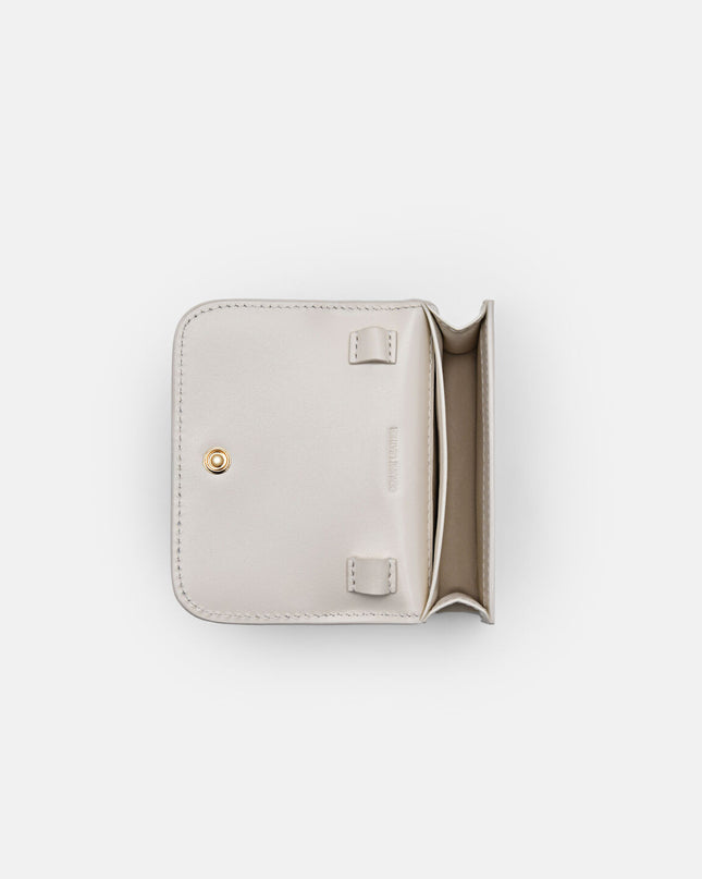 PEDRO Icon Leather Bi-Fold Card Holder - Chalk
