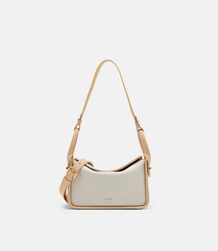 Demi Canvas Bag - Nude