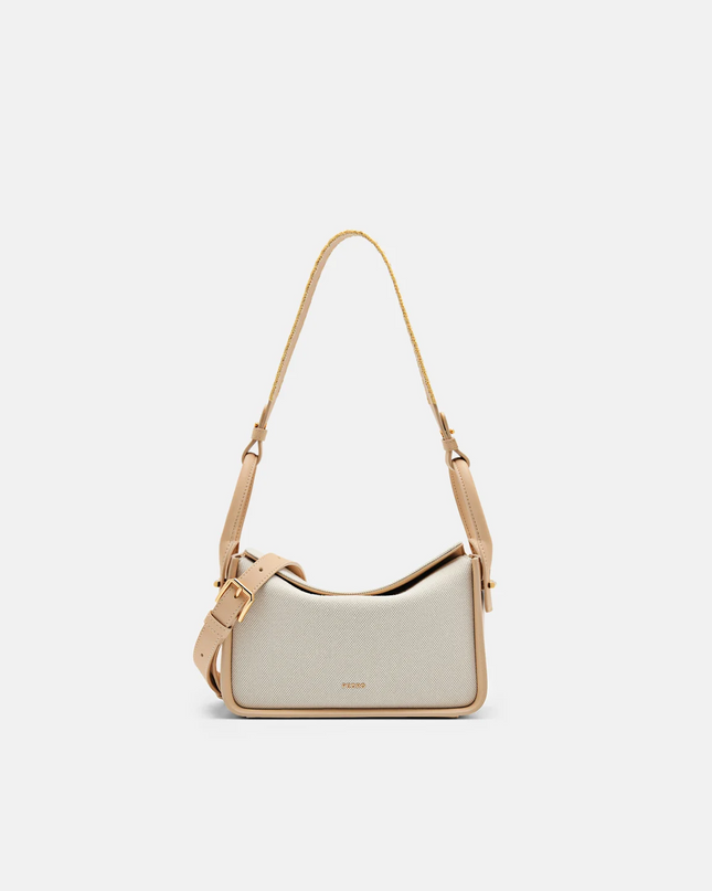 Demi Canvas Bag - Nude
