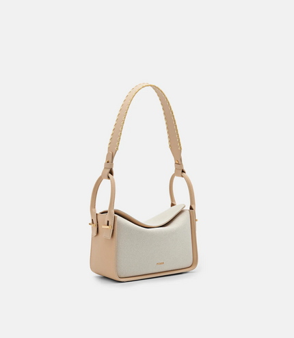 Demi Canvas Bag - Nude