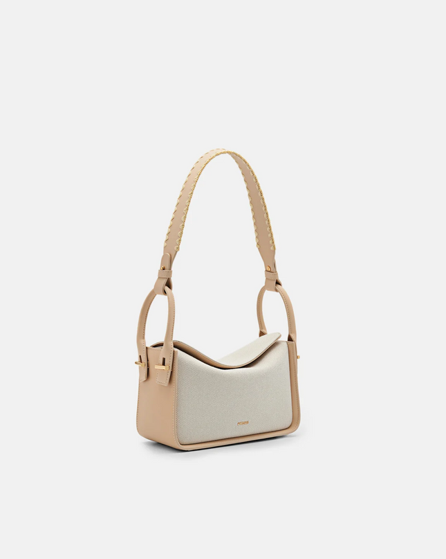 Demi Canvas Bag - Nude