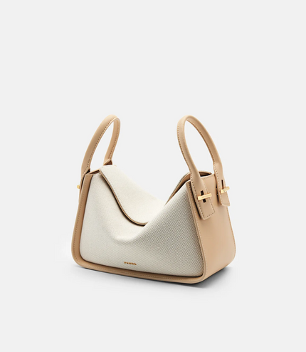 Demi Canvas Bag - Nude