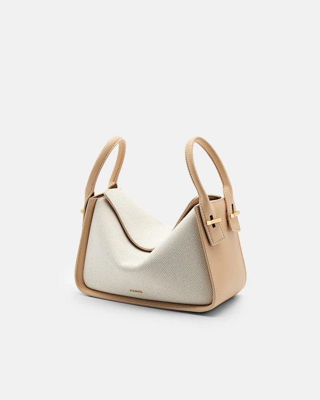 Demi Canvas Bag - Nude