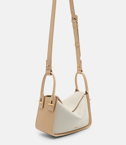 Demi Canvas Bag - Nude