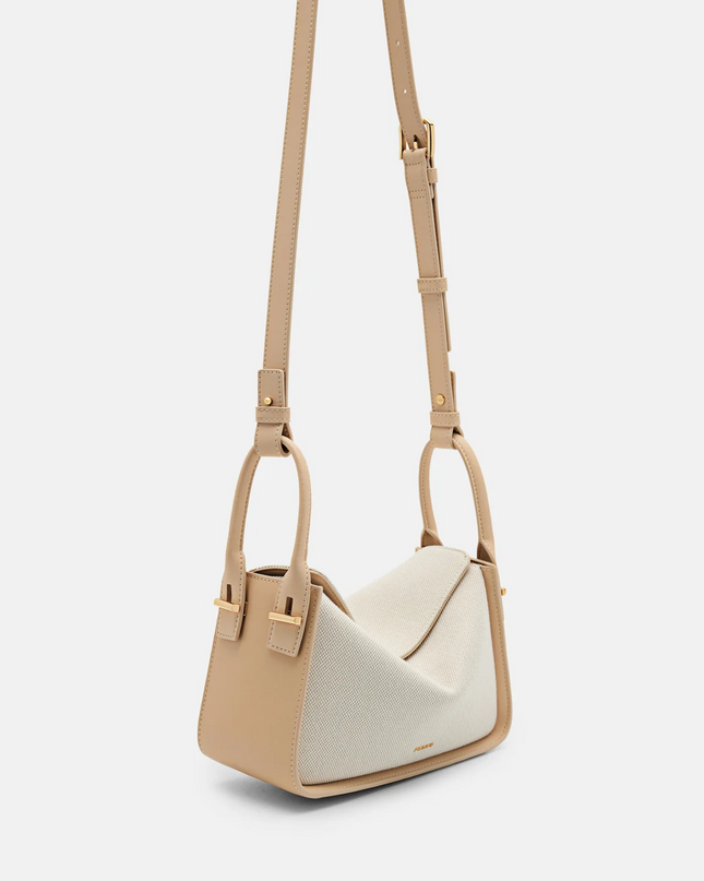 Demi Canvas Bag - Nude